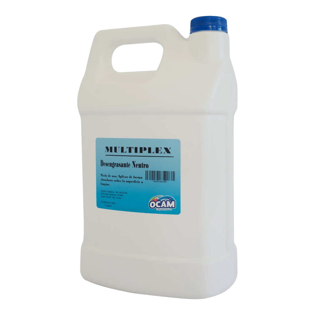 Multiplex Neutro - Limpiador desengrasante con pH neutro ideal para superficies delicadas que requieren limpieza profunda sin dañar.
